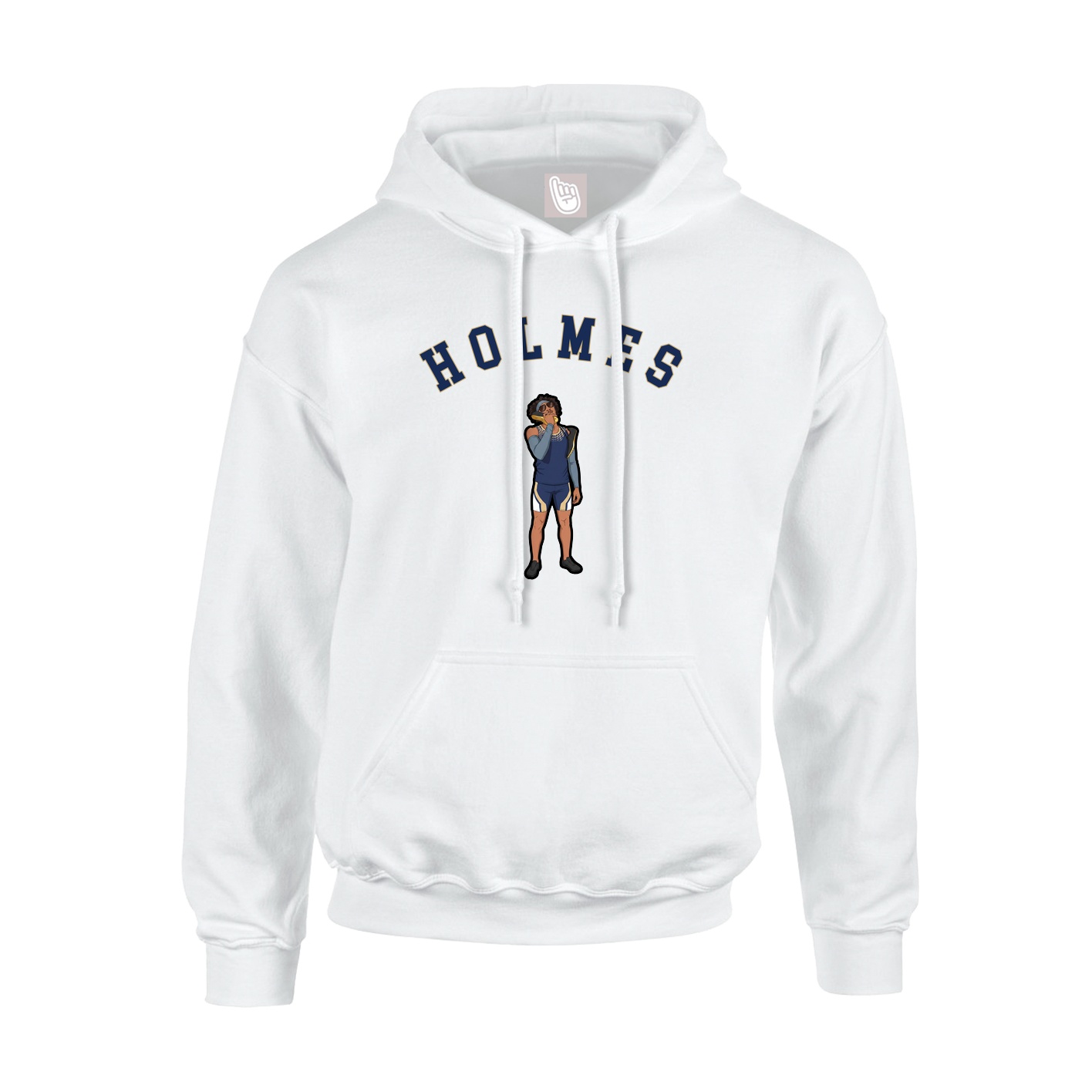 Hoodie — Shirsey Arch in White