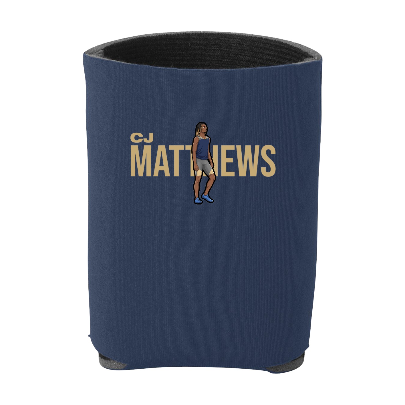 Can Holder — Player Name in Navy