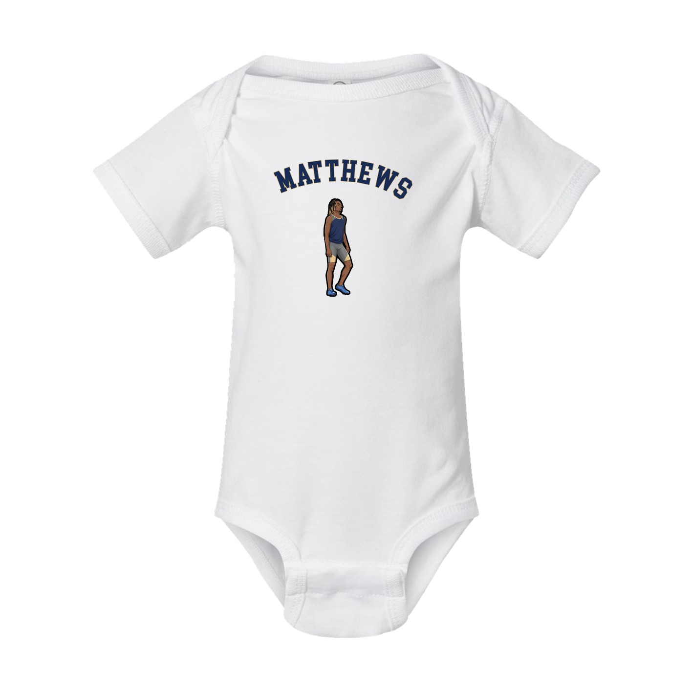 Baby Onesie — Shirsey Arch in White