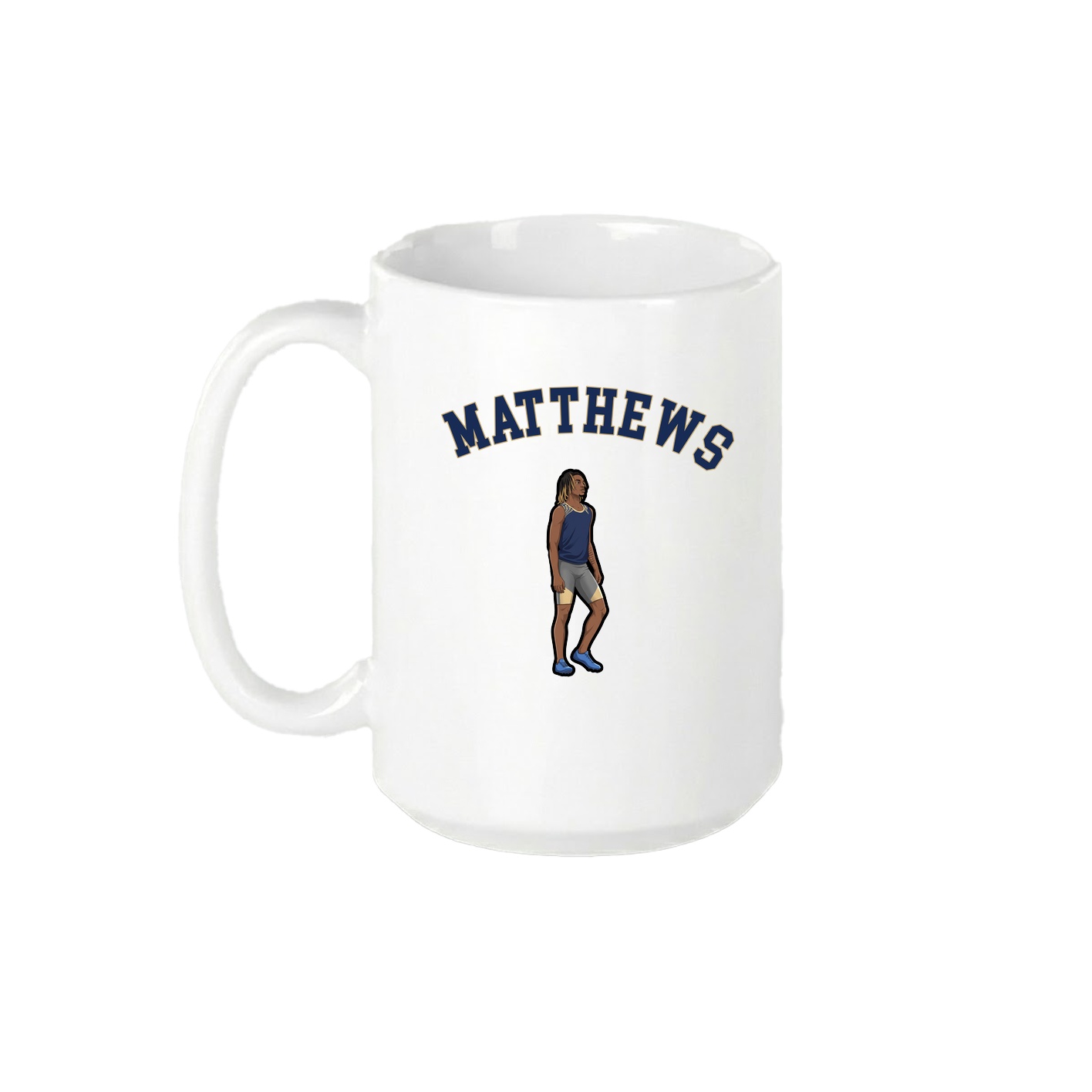 15oz Coffee Mug — Shirsey Arch in White