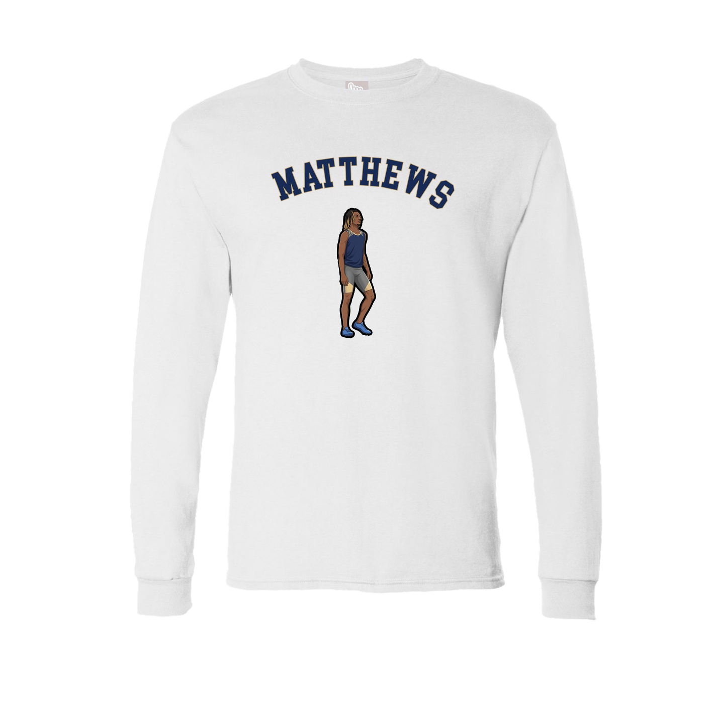 Long Sleeve Tee — Shirsey Arch in White