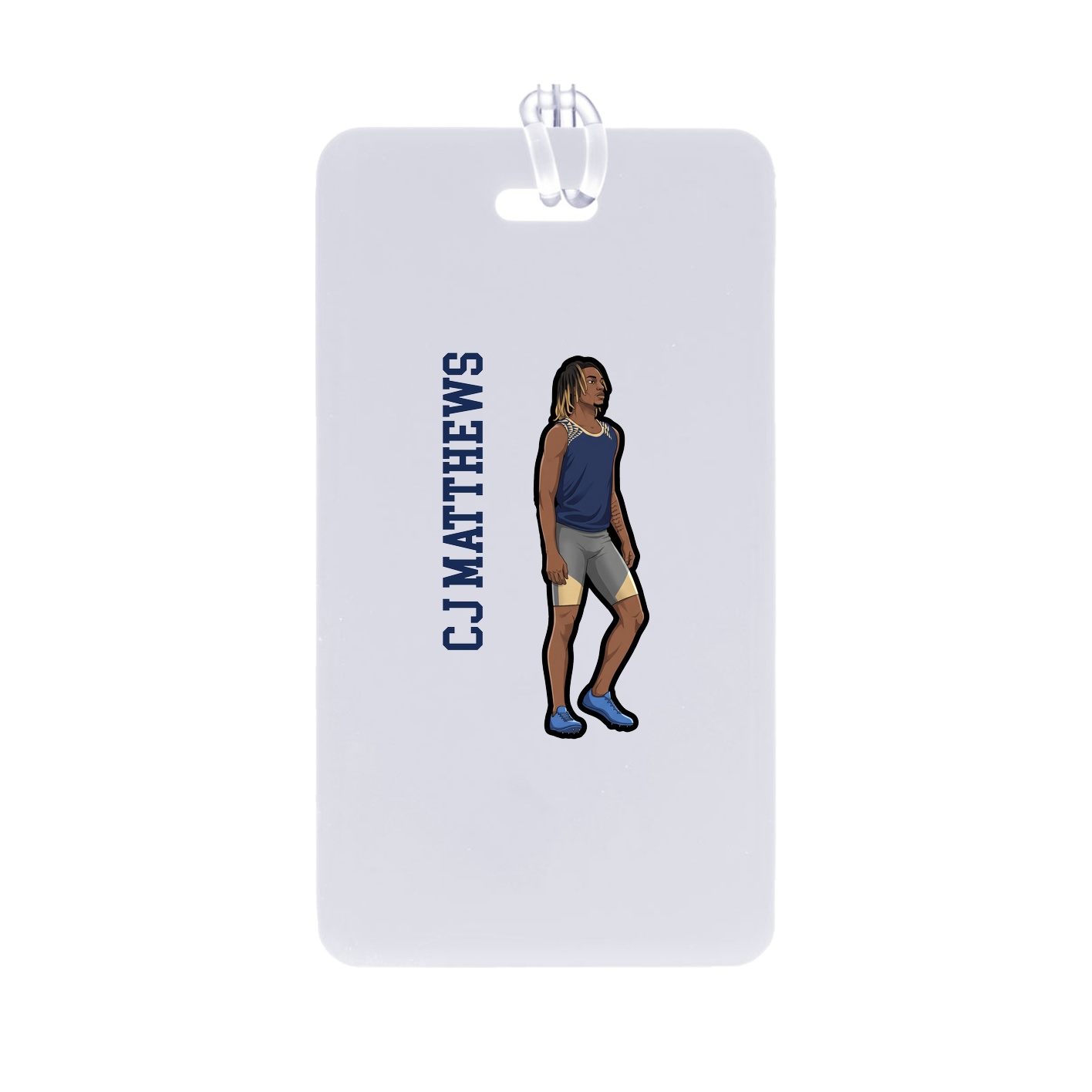 Bag Tag — Name Vertical in Classic