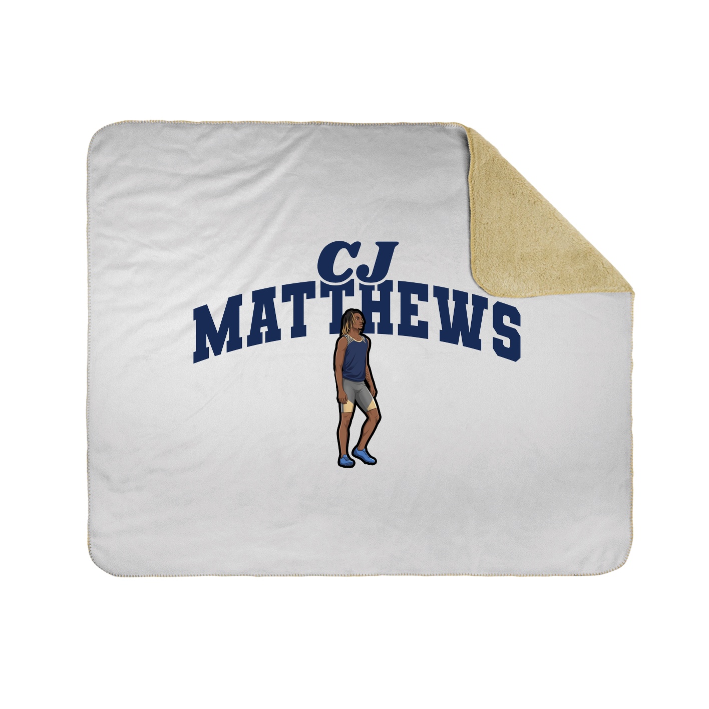 Throw Blanket — Signature Arch in White