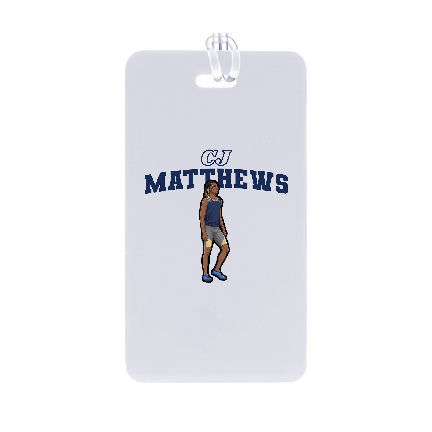 Bag Tag — Name Arch in Classic