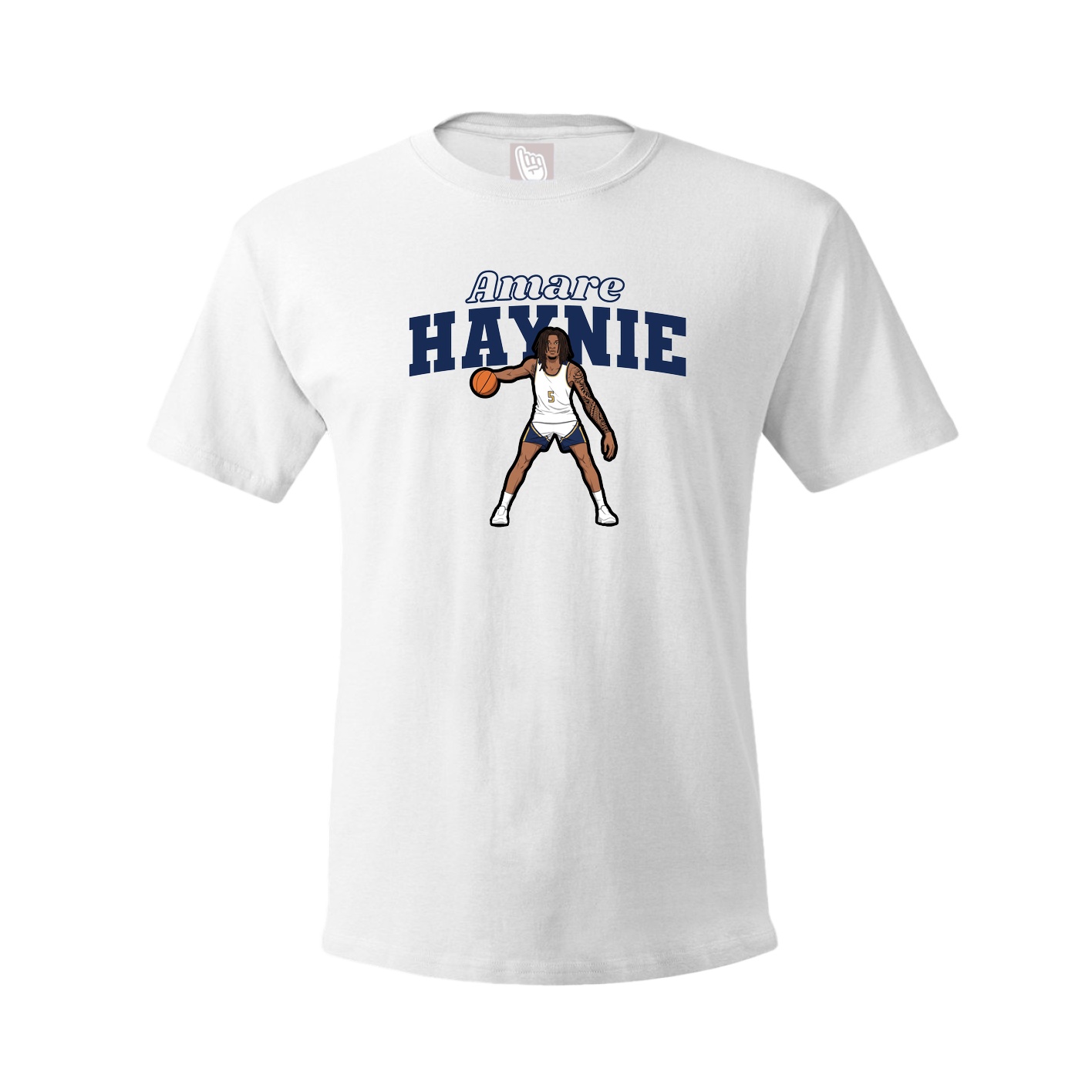 Tee — Name Arch in White
