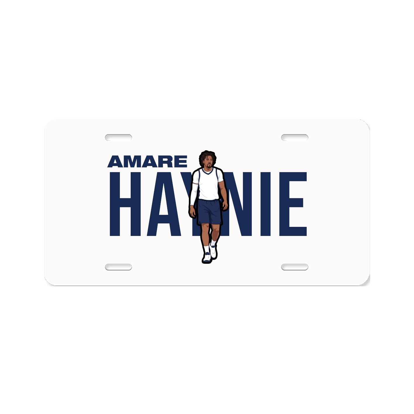 License Plate — Player Name in Classic