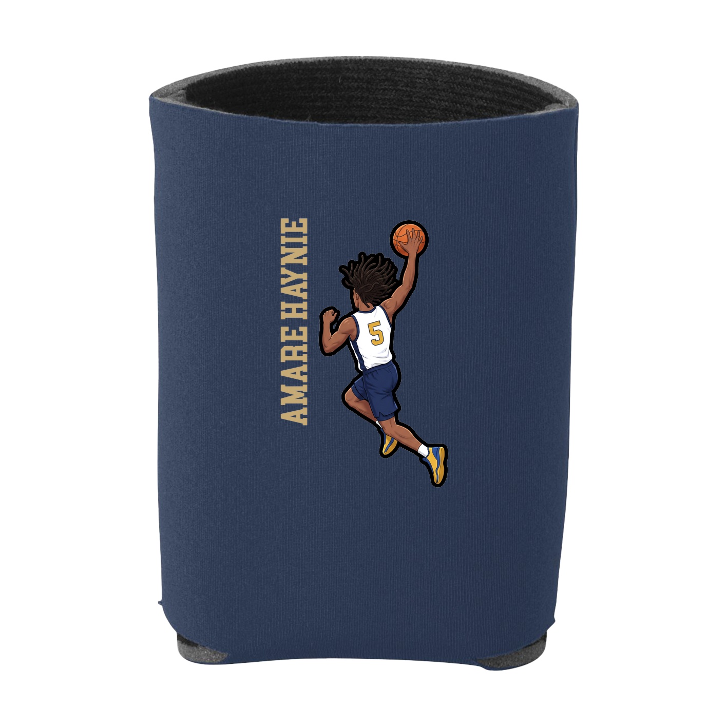 Can Holder — Name Vertical in Navy