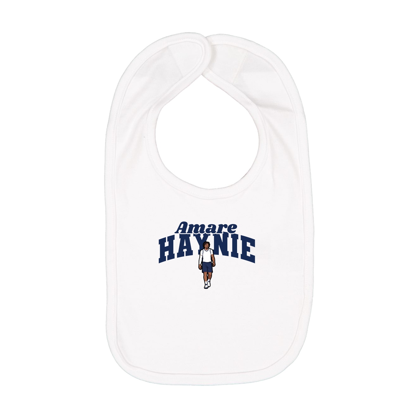 Infant Bib — Signature Arch in White