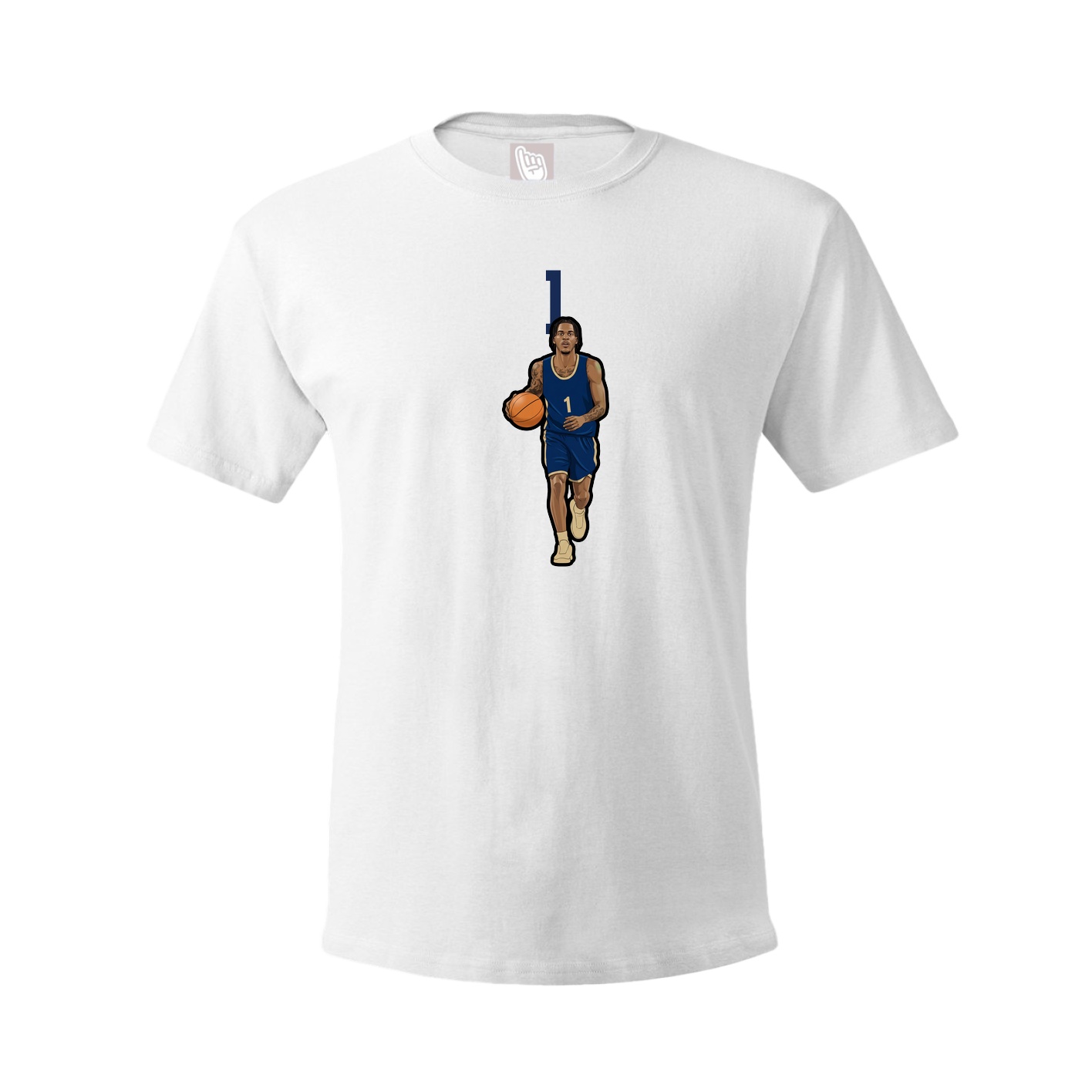 Tee — Number Top in White
