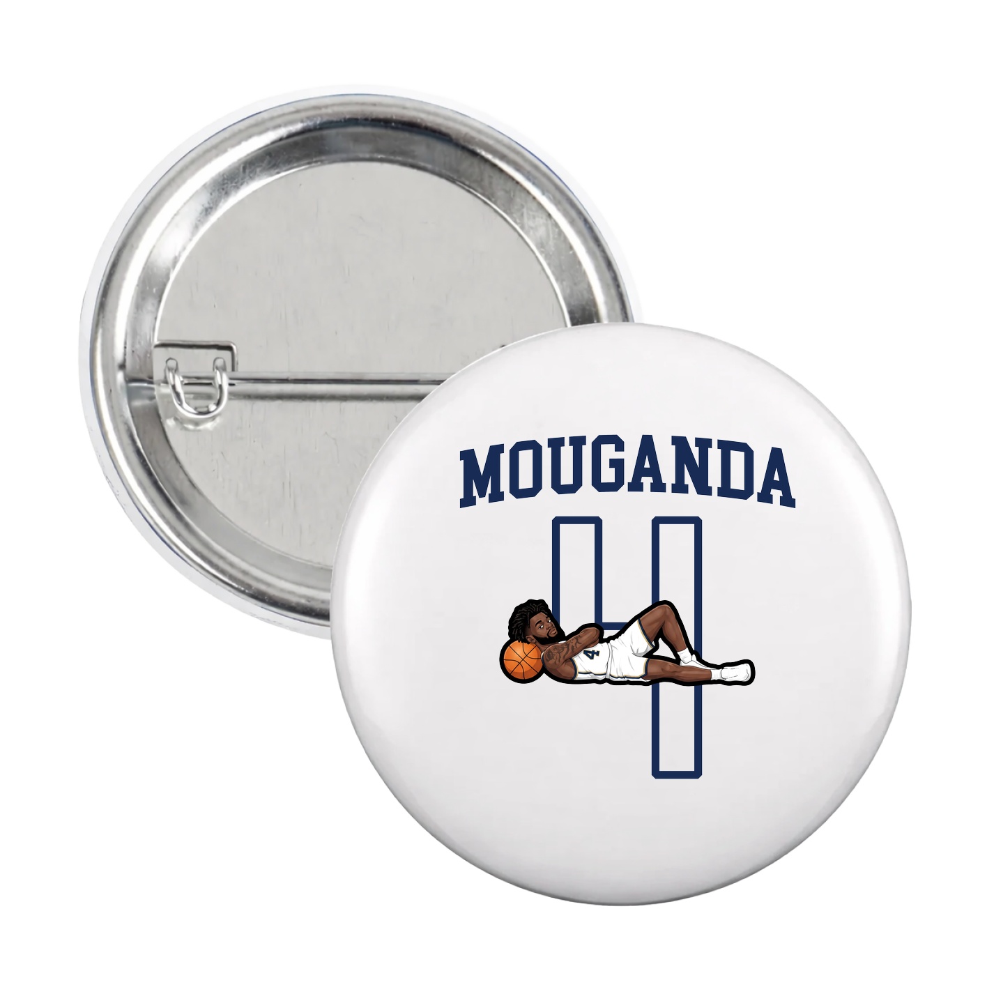 Game Day Button — Shirsey in White