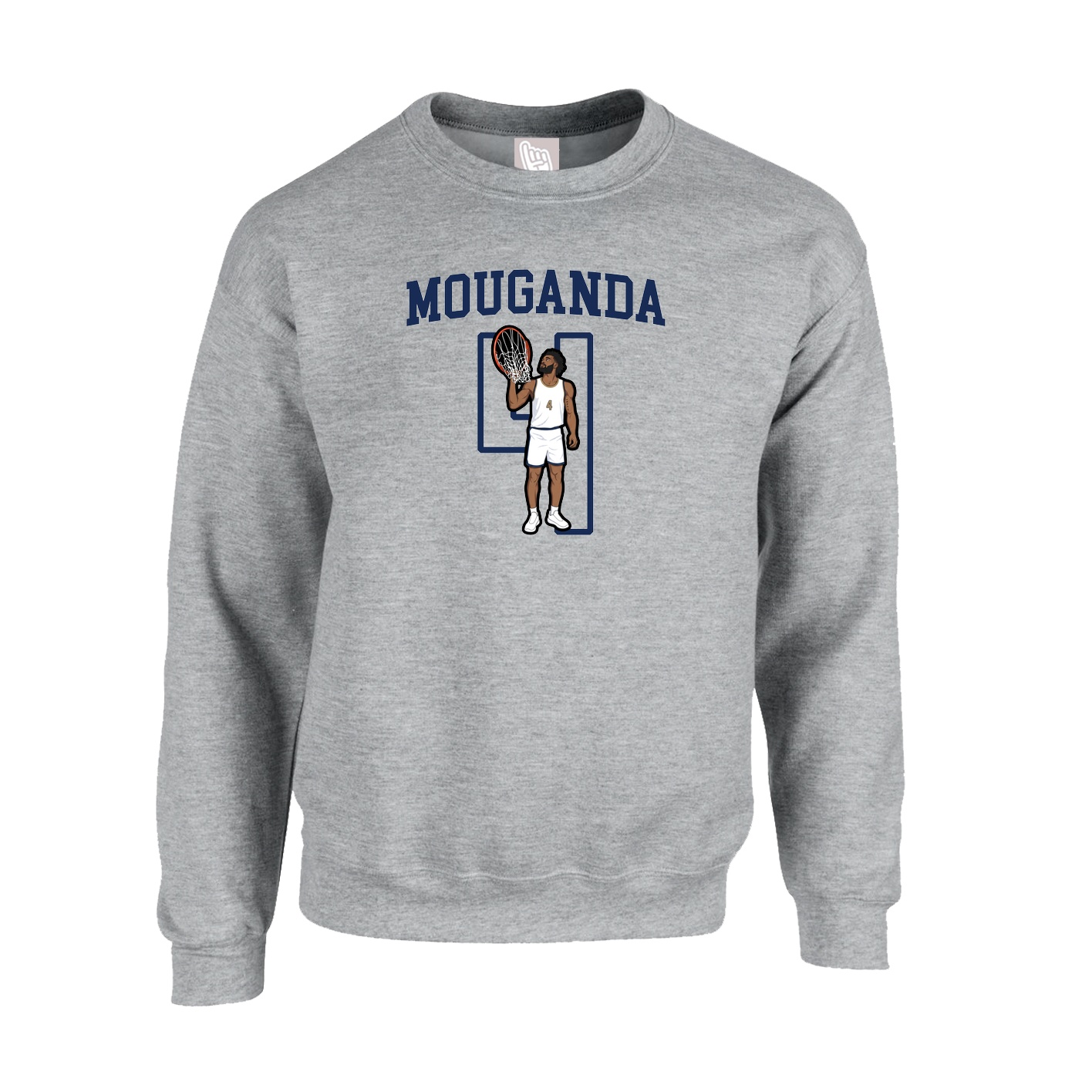 Fleece Crew — Shirsey in Grey