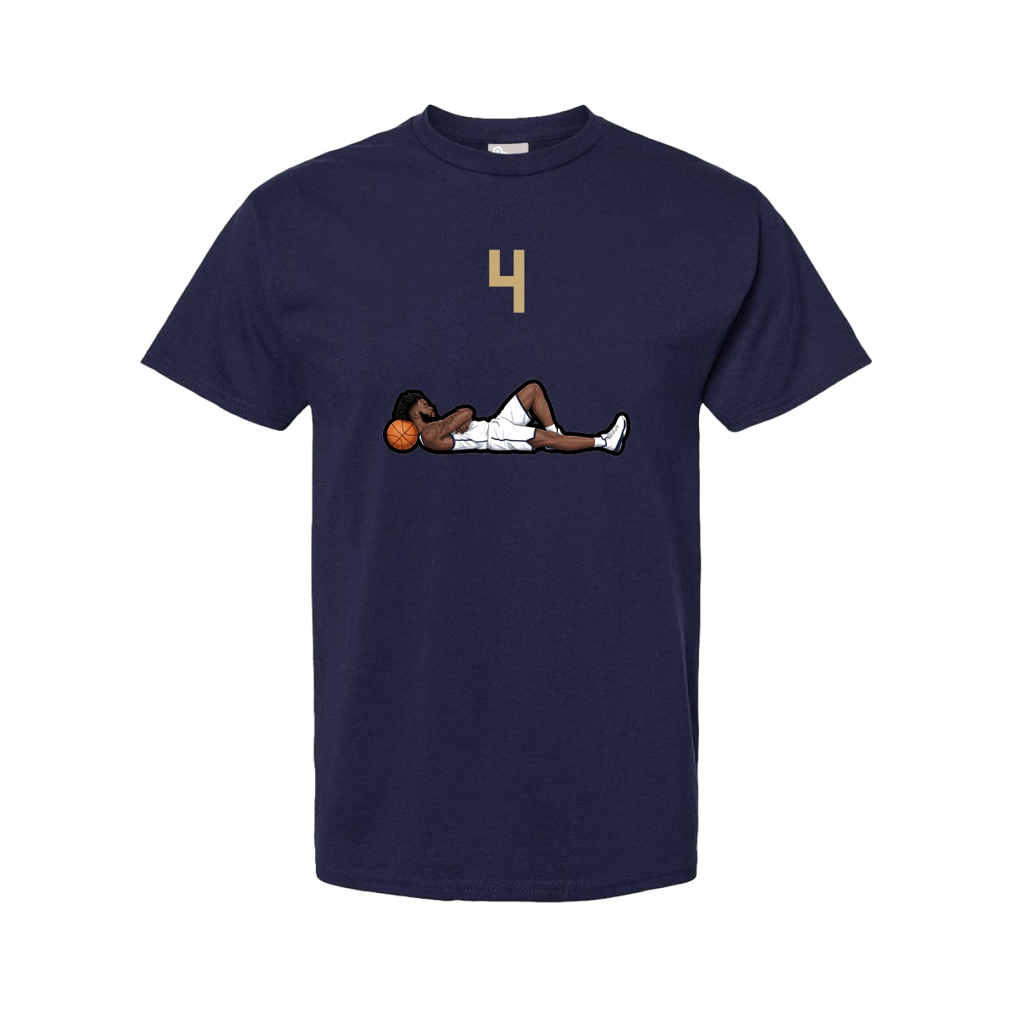 Tee — Number Top in Navy