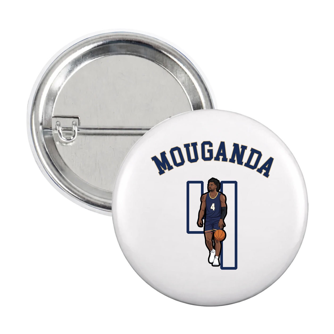 Game Day Button — Shirsey Arch in White