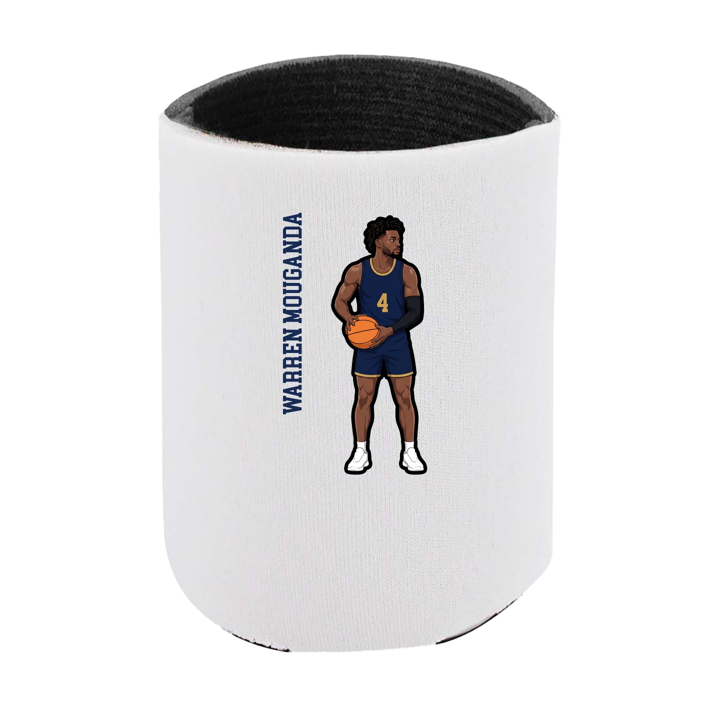 Can Holder — Name Vertical in White