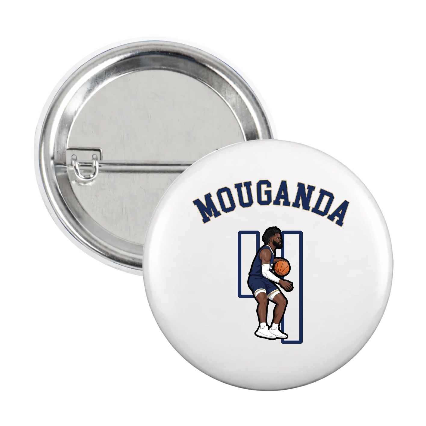 Game Day Button — Shirsey Arch in White