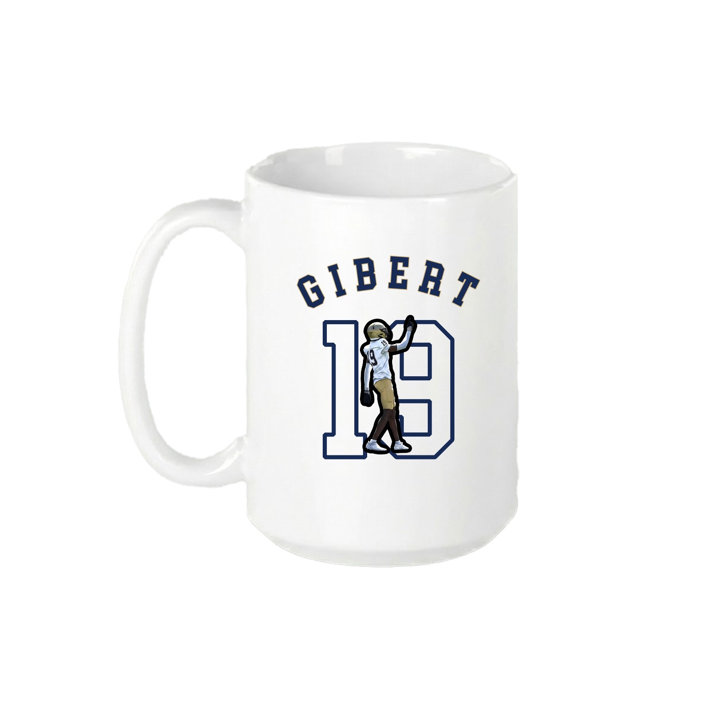 15oz Coffee Mug — Shirsey Arch in White
