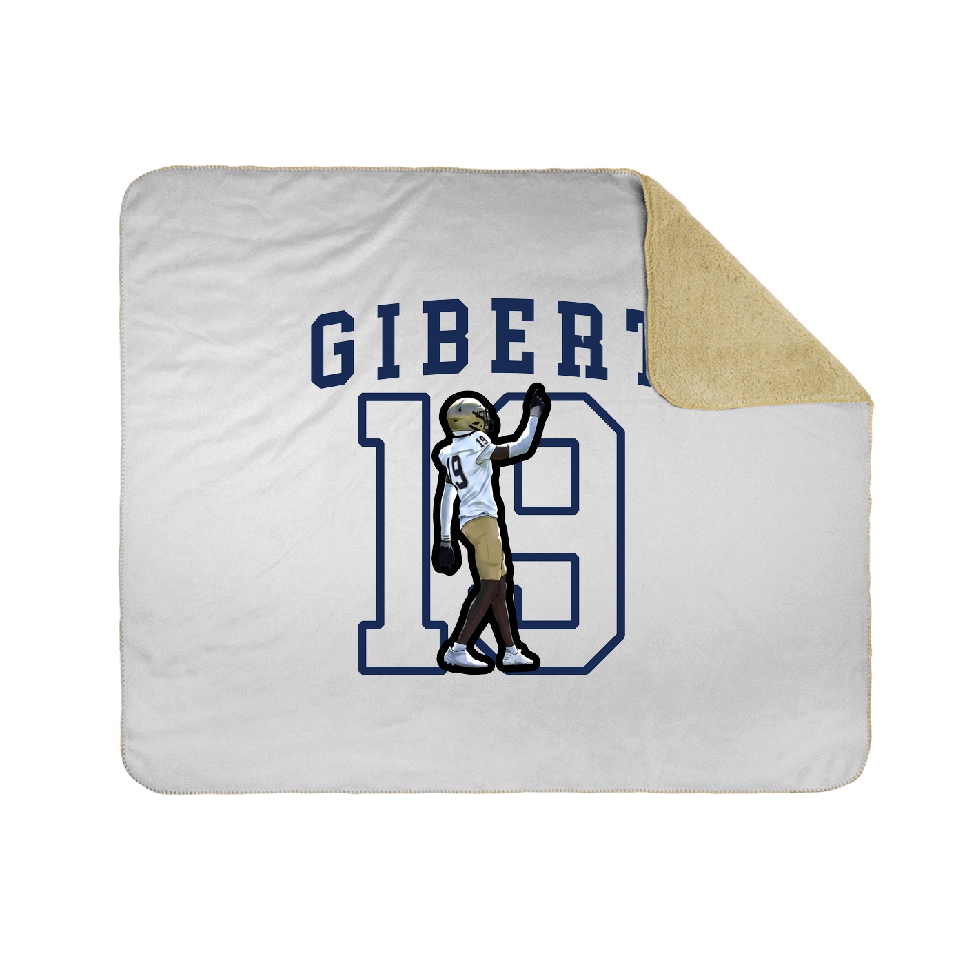50x60 Sherpa Lined Throw Blanket