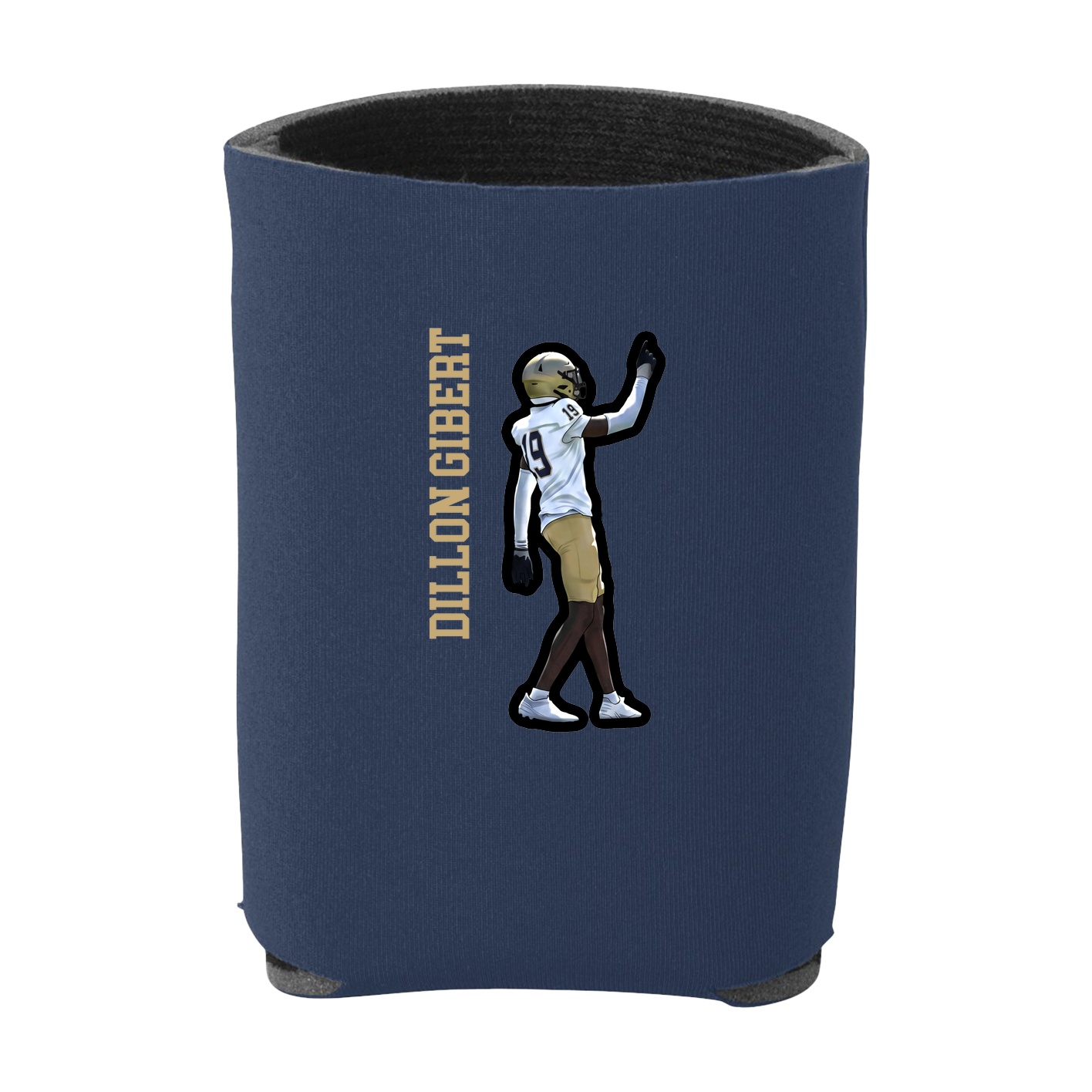 Can Holder — Name Vertical in Navy