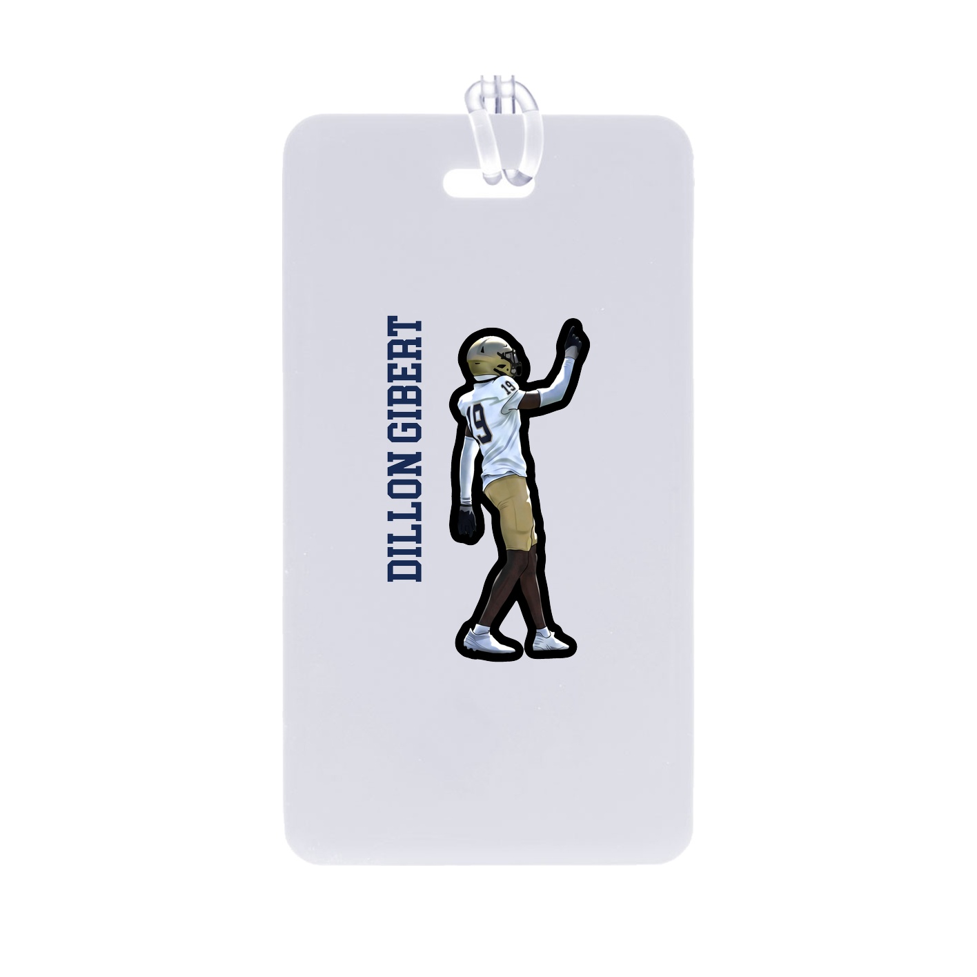 Bag Tag — Name Vertical in Classic