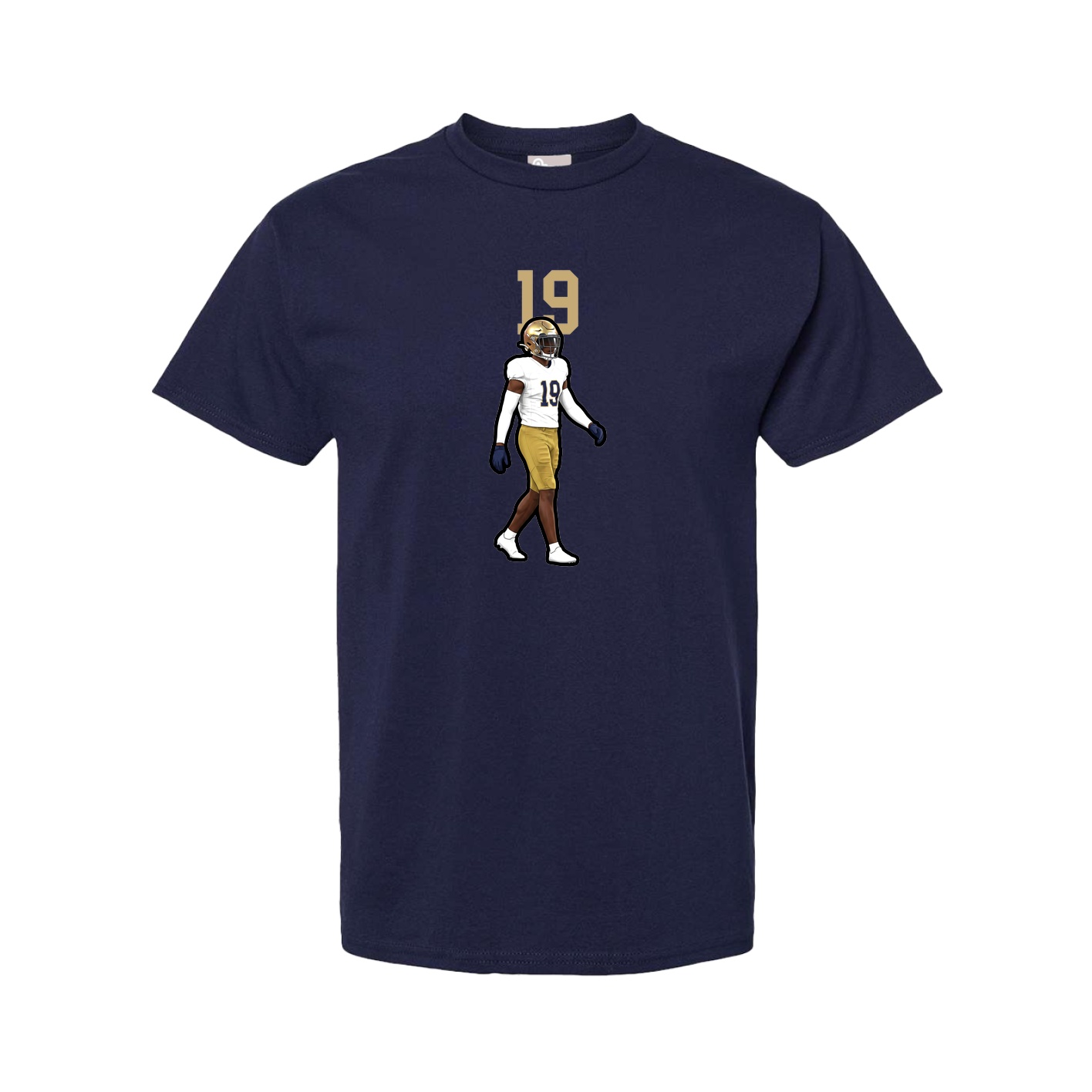 Tee — Number Top in Navy
