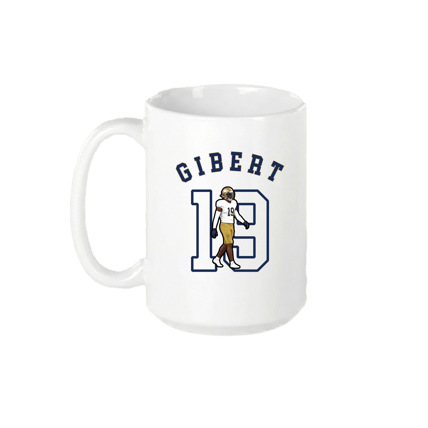 15oz Coffee Mug — Shirsey Arch in White