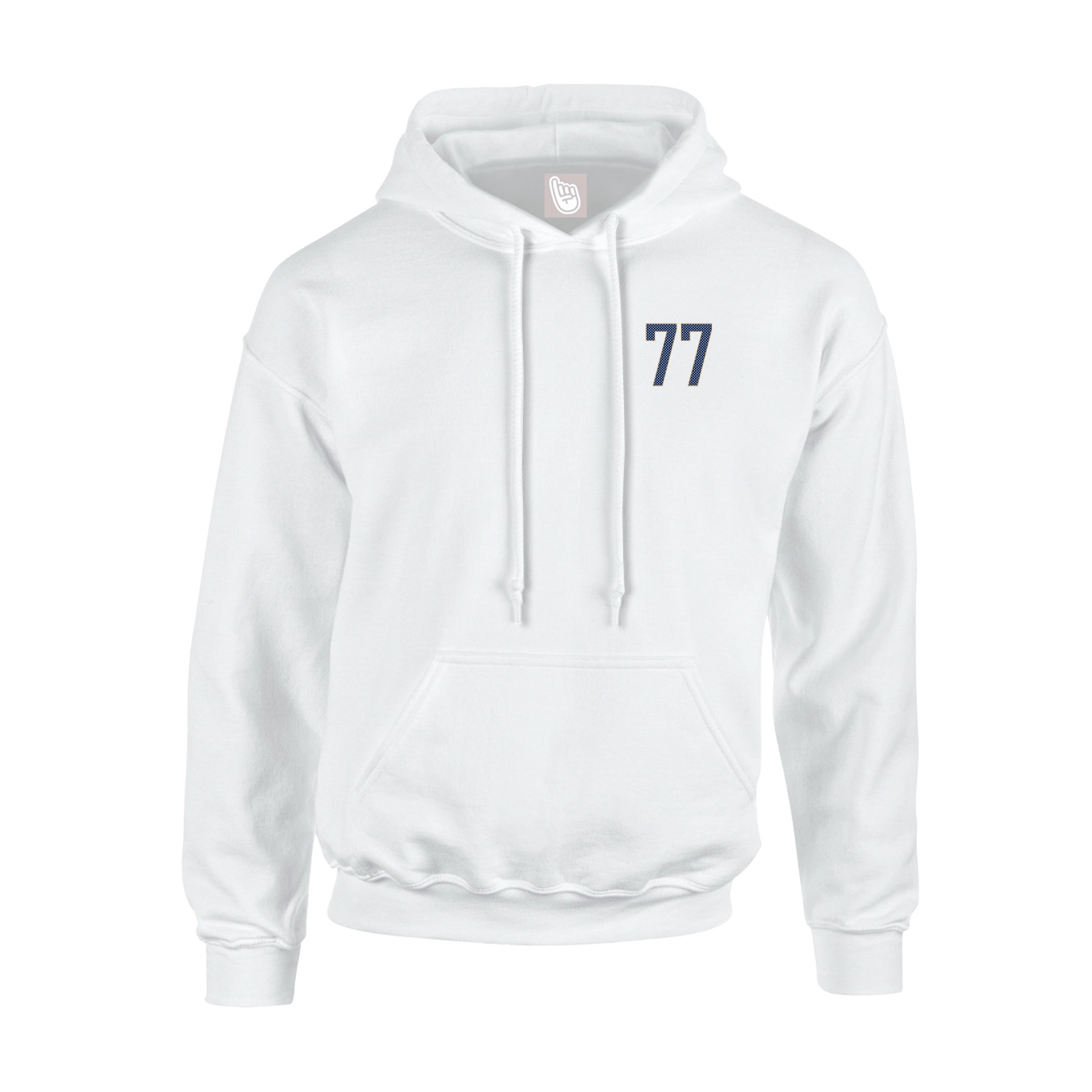 Youth Hoodie — Front Shirsy in White
