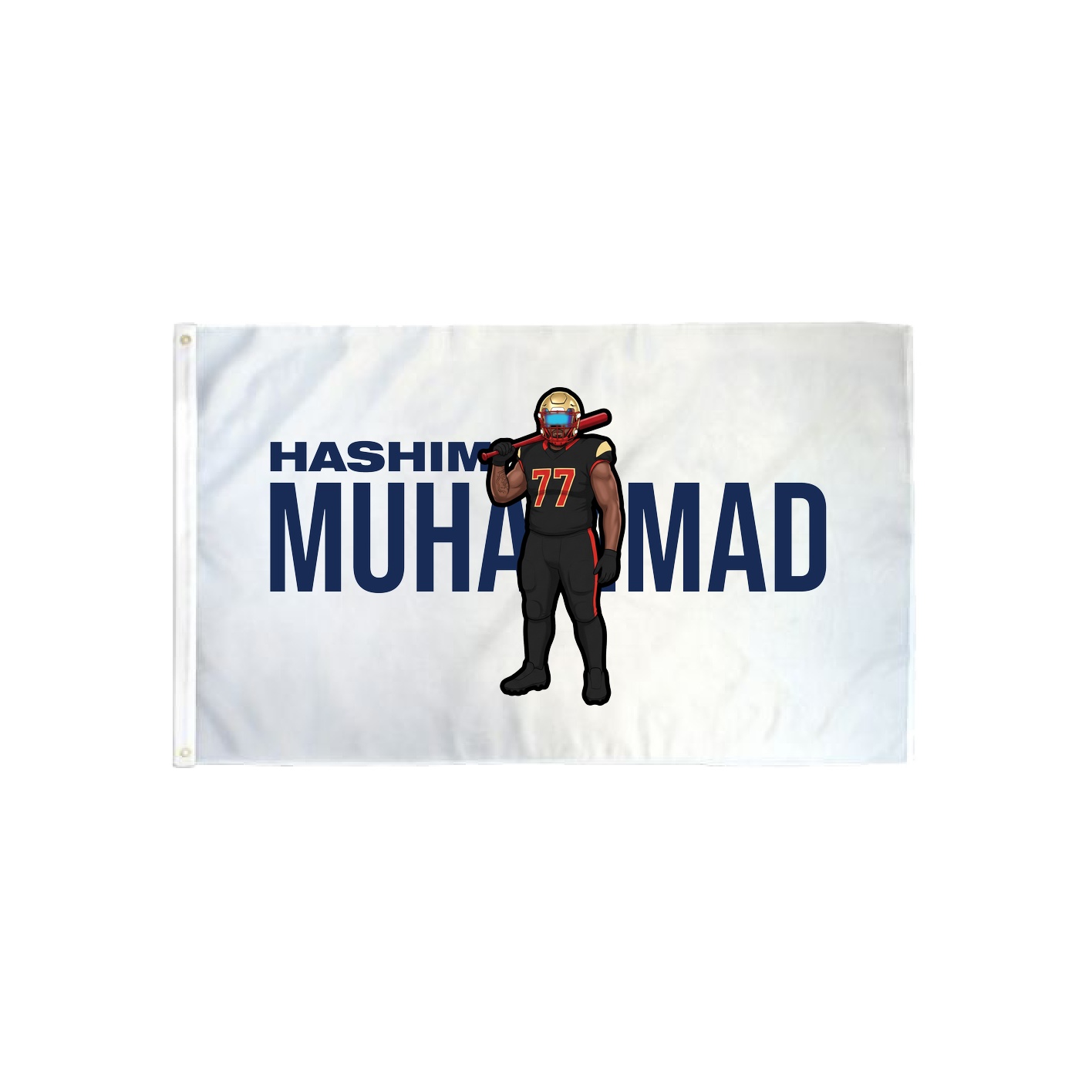3x5 Flag — Player Name in Classic