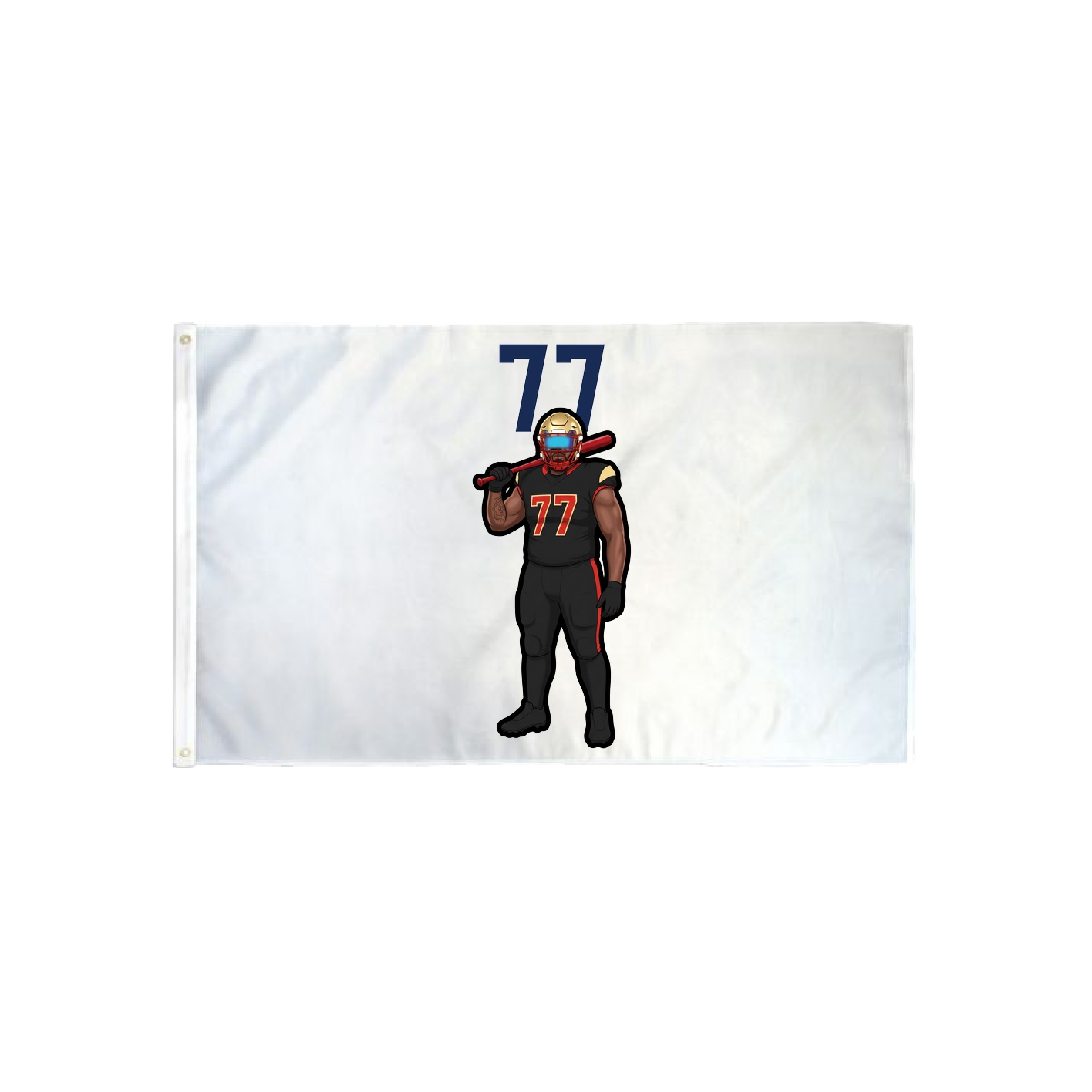 3x5 Flag — Number Top in Classic