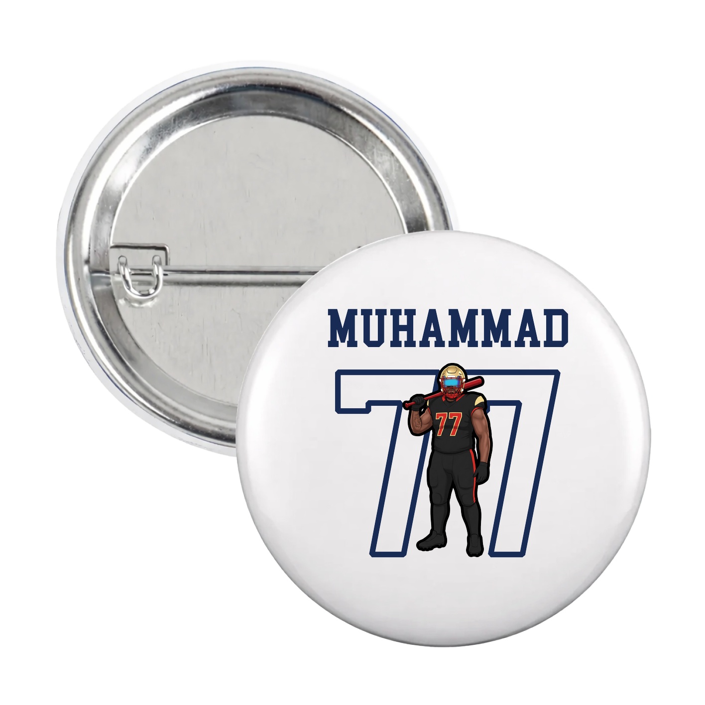 Game Day Button — Shirsey in White