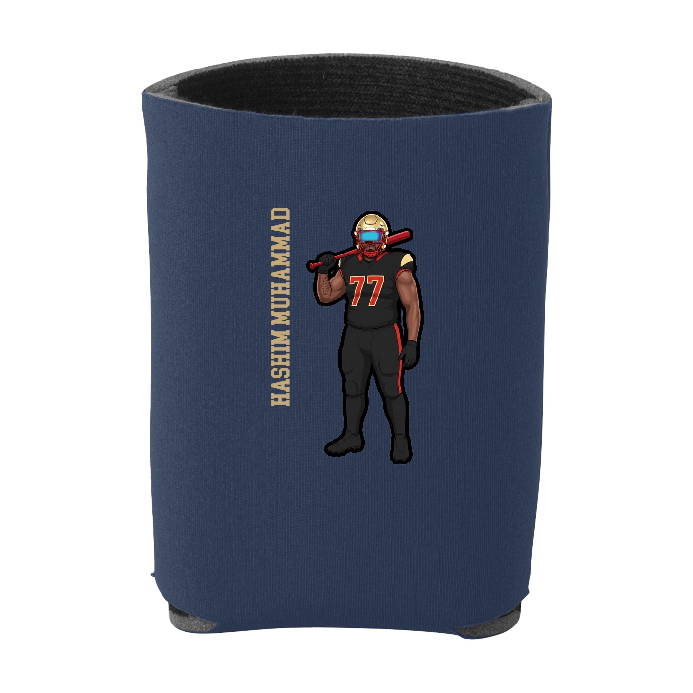 Can Holder — Name Vertical in Navy