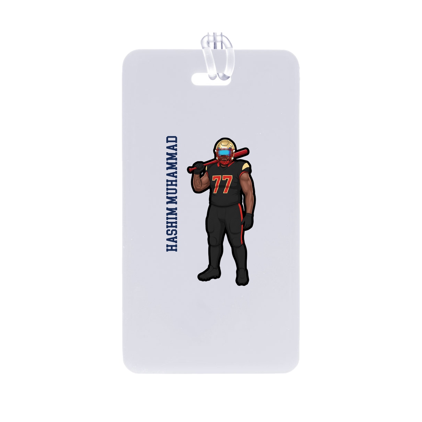 Bag Tag — Name Vertical in Classic