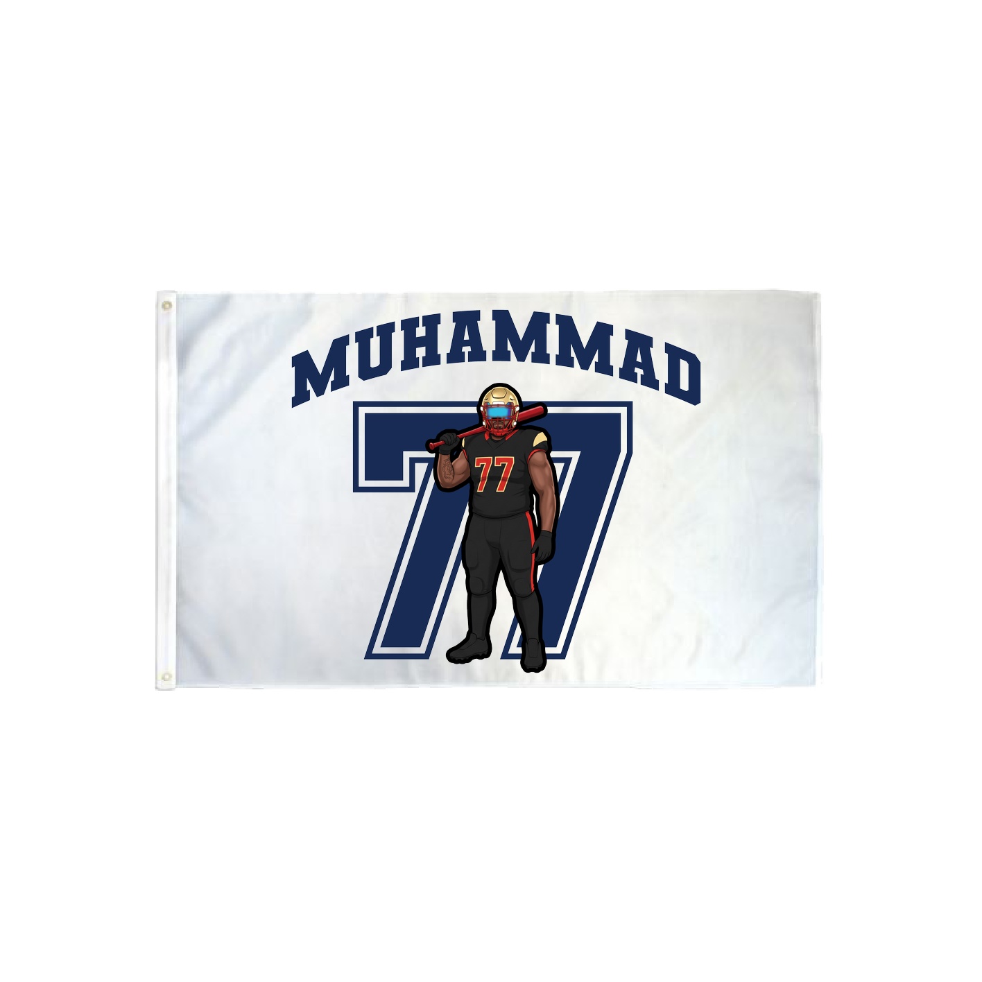 3x5 Flag — Number in Classic
