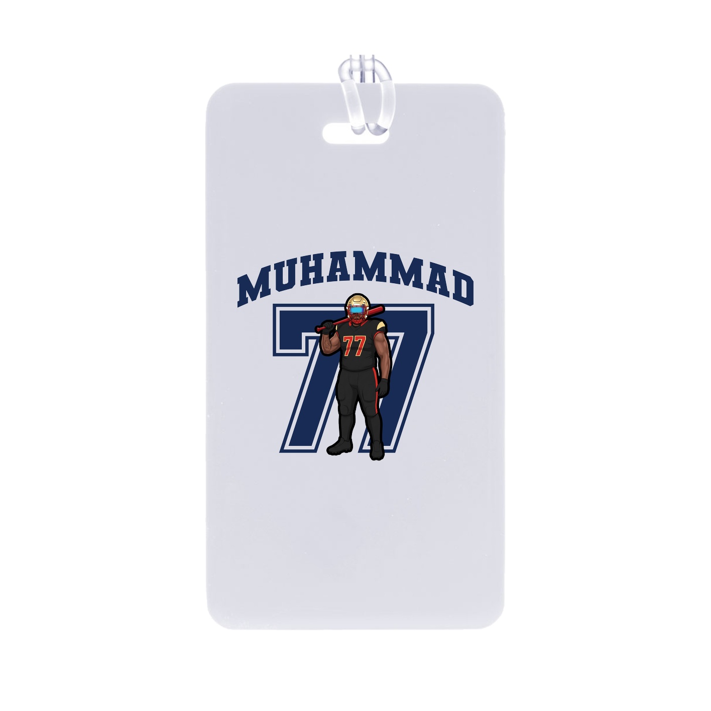 Bag Tag — Number in Classic