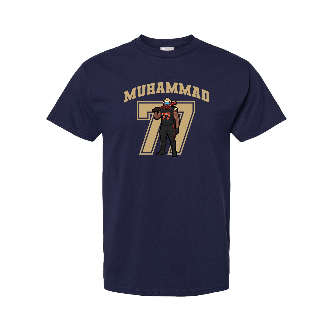 Tee — Number in Navy
