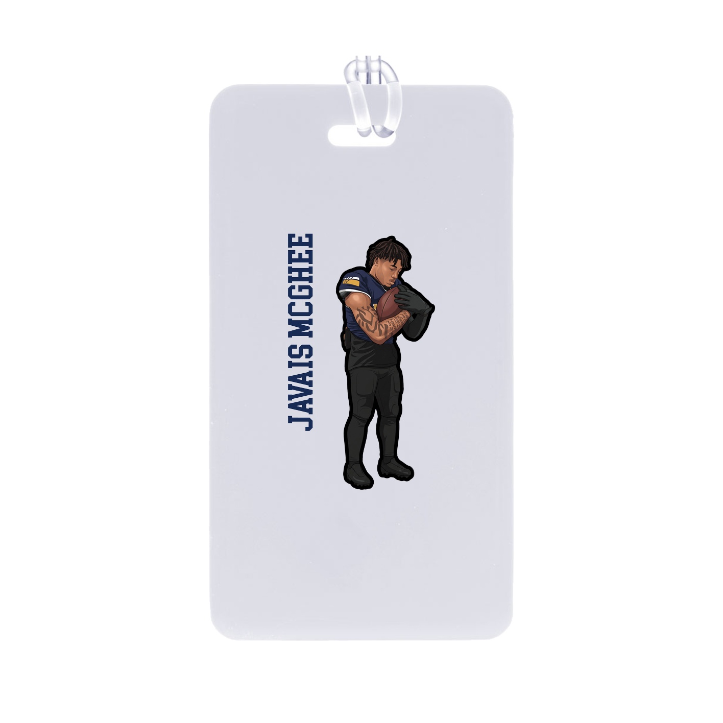 Bag Tag — Name Vertical in Classic