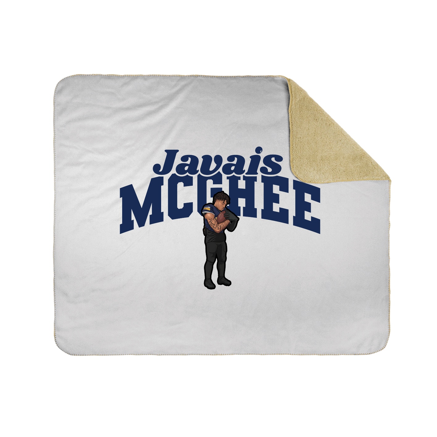 Throw Blanket — Signature Arch in White