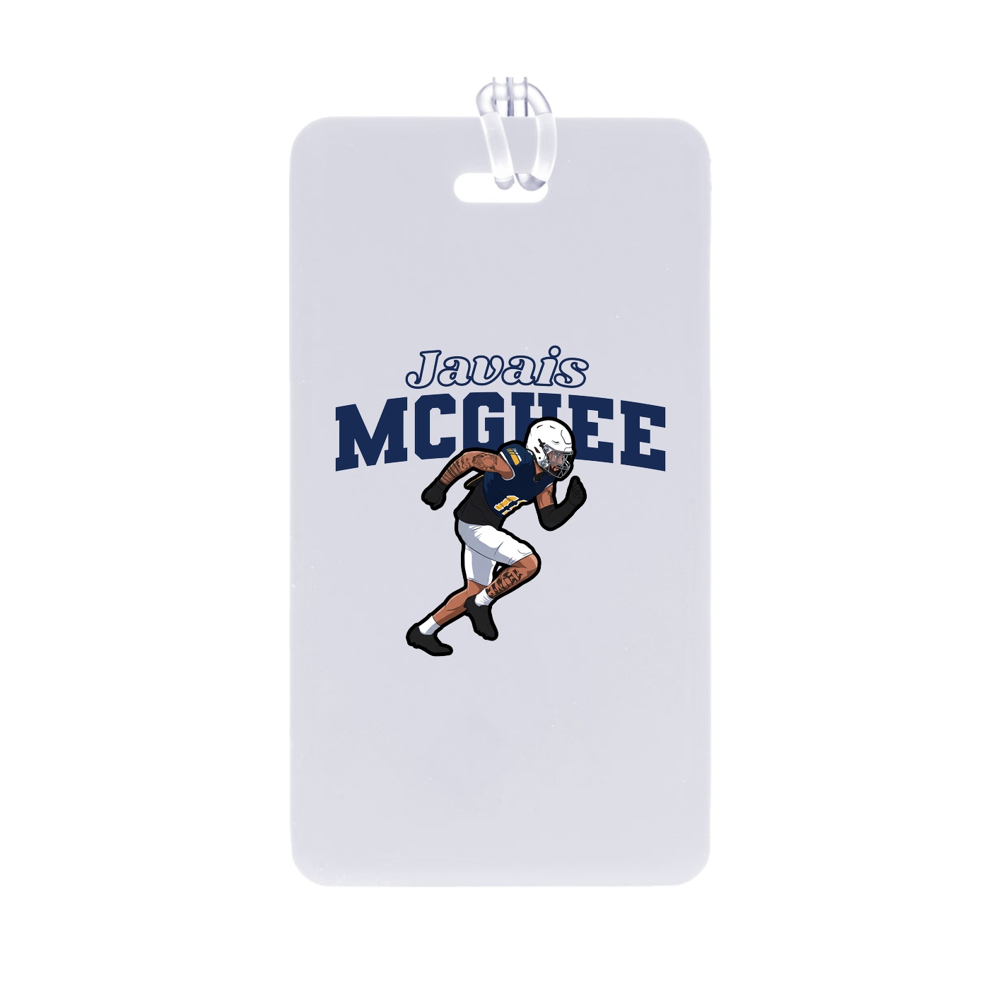 Bag Tag — Name Arch in Classic