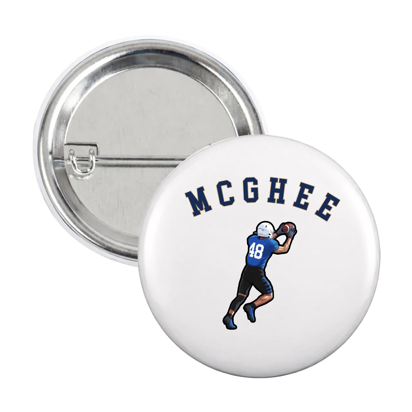 Game Day Button — Shirsey Arch in White