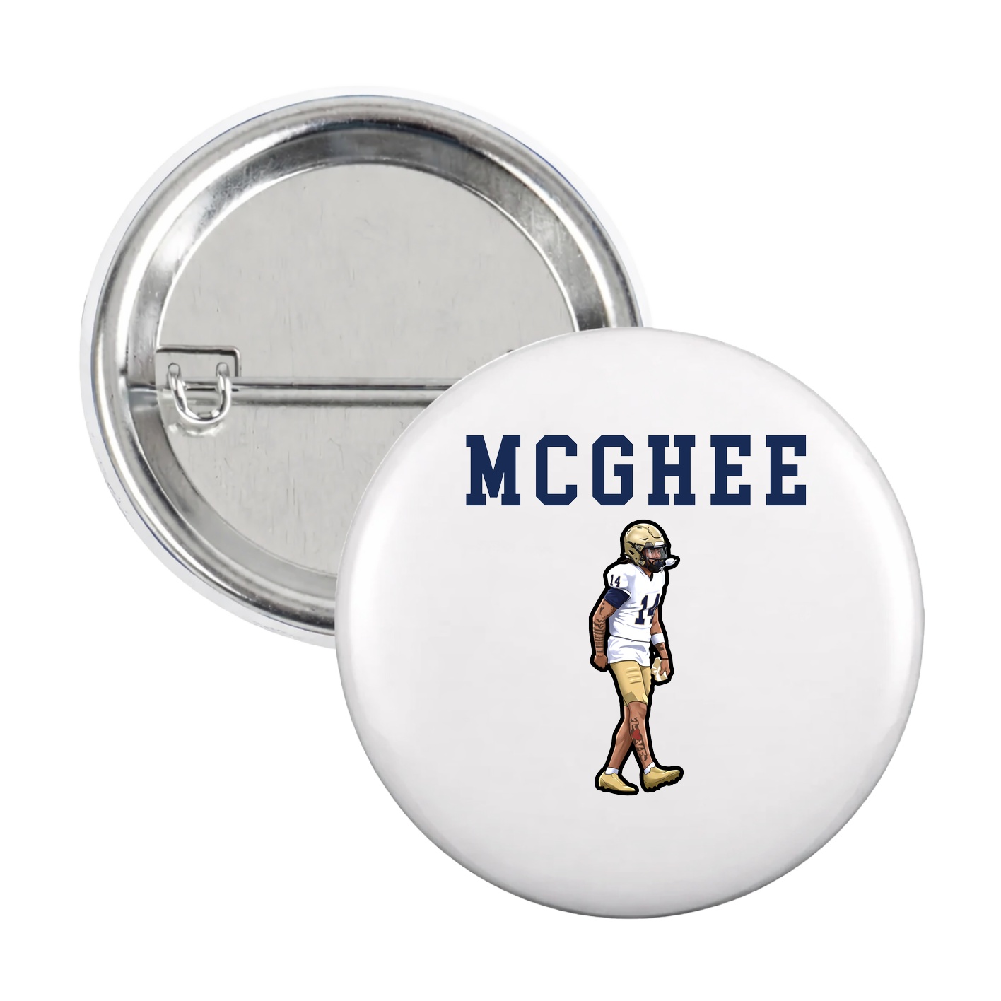Game Day Button — Shirsey in White
