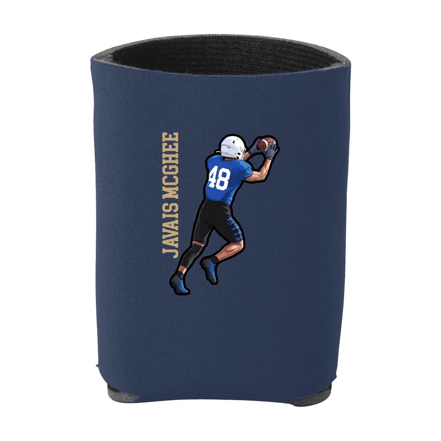 Can Holder — Name Vertical in Navy