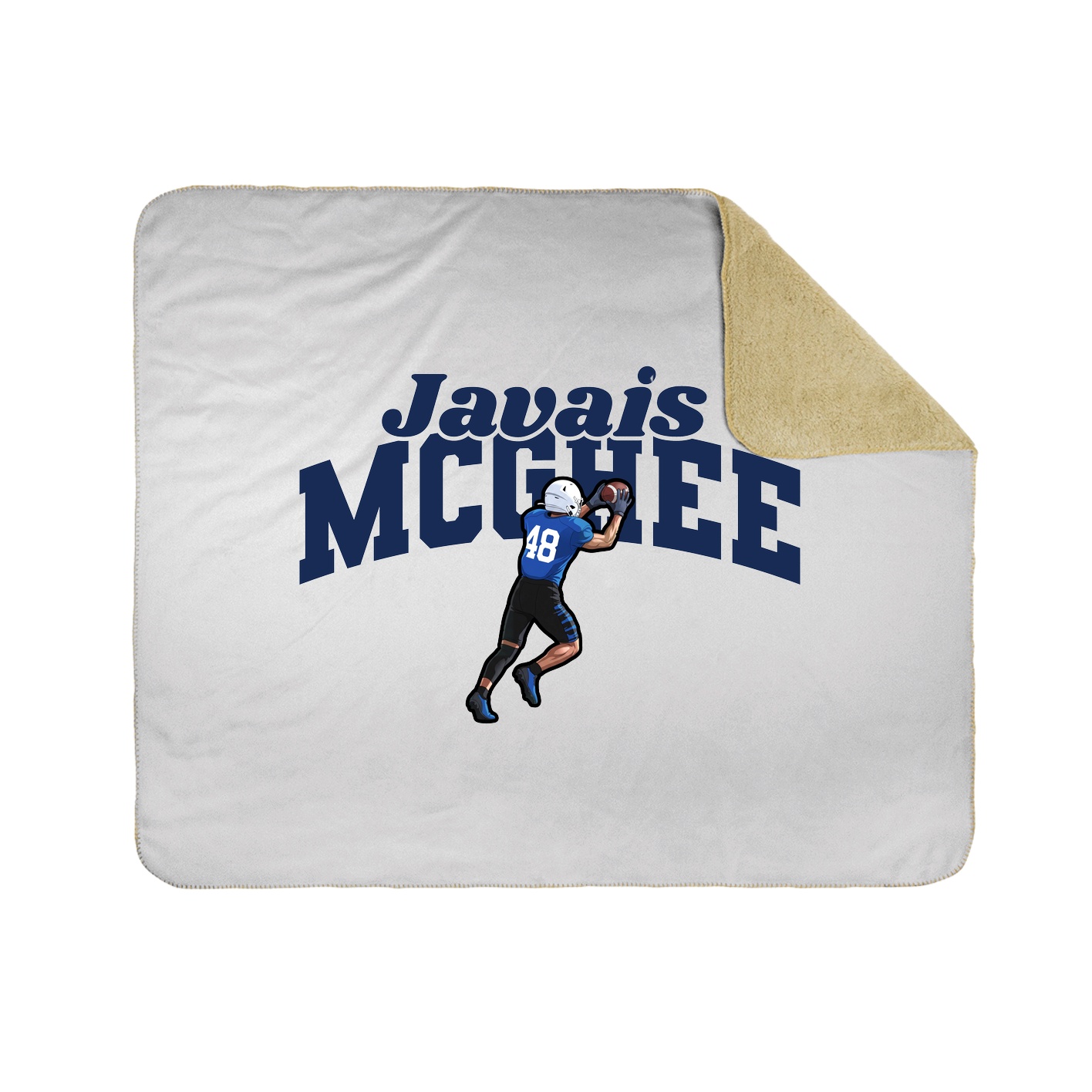 Throw Blanket — Signature Arch in White