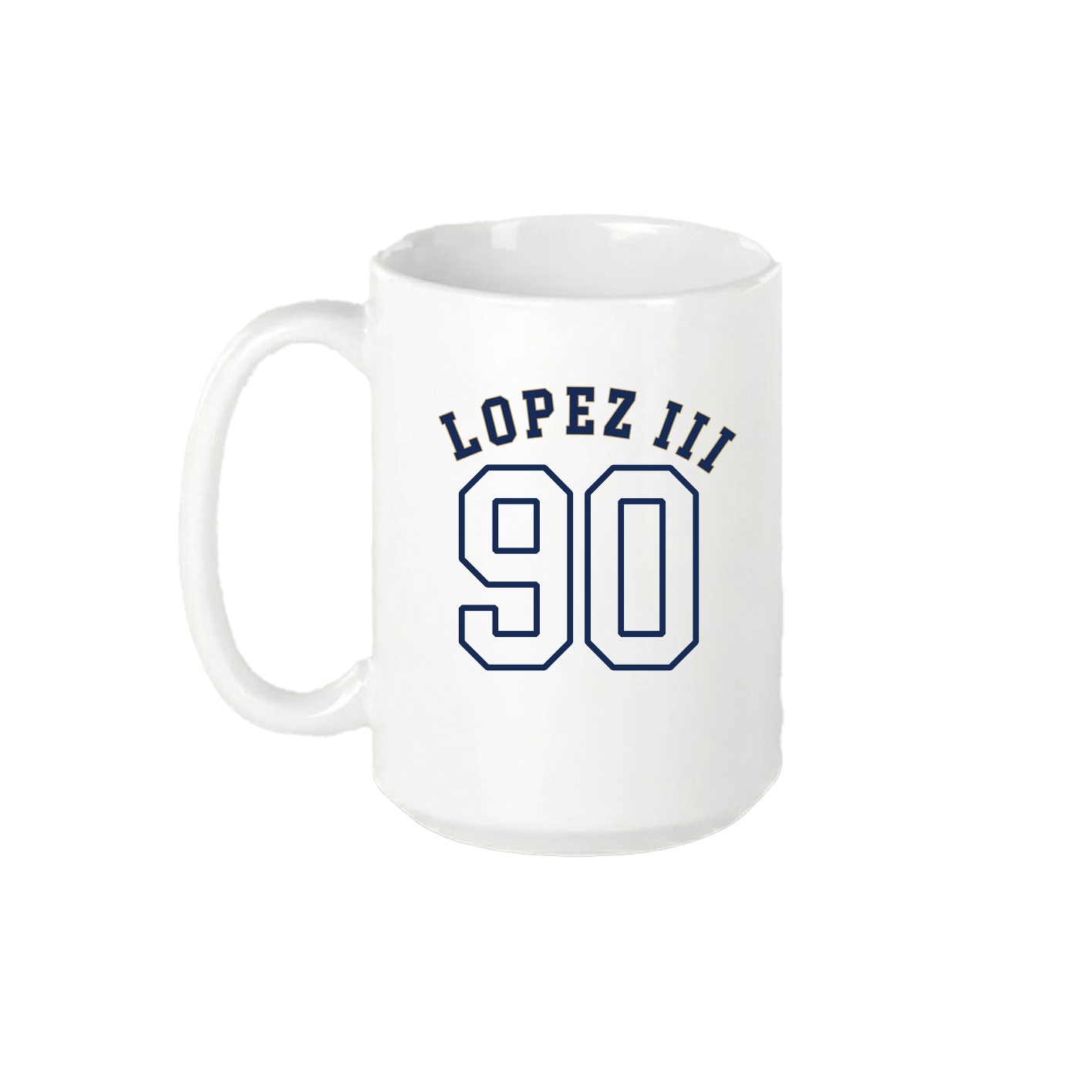 15oz Coffee Mug — Shirsey Arch in White