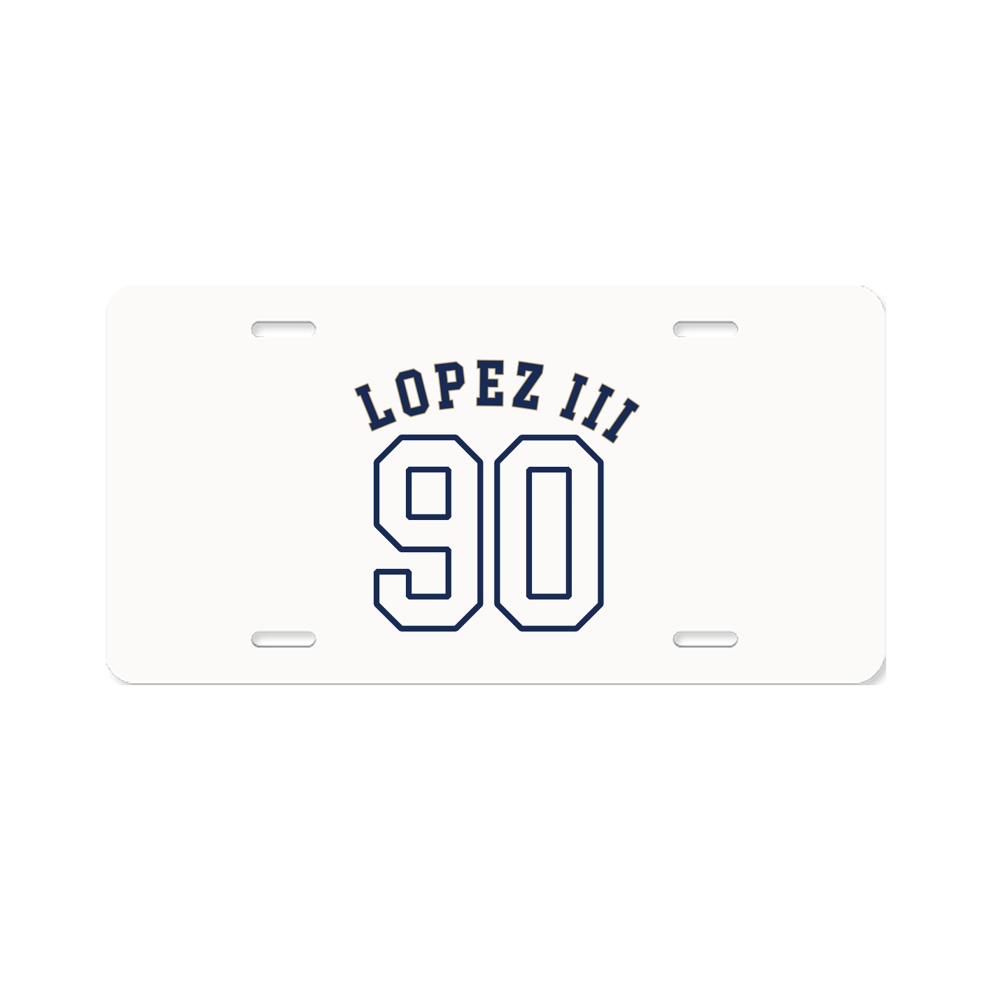 License Plate — Shirsey Arch in Classic