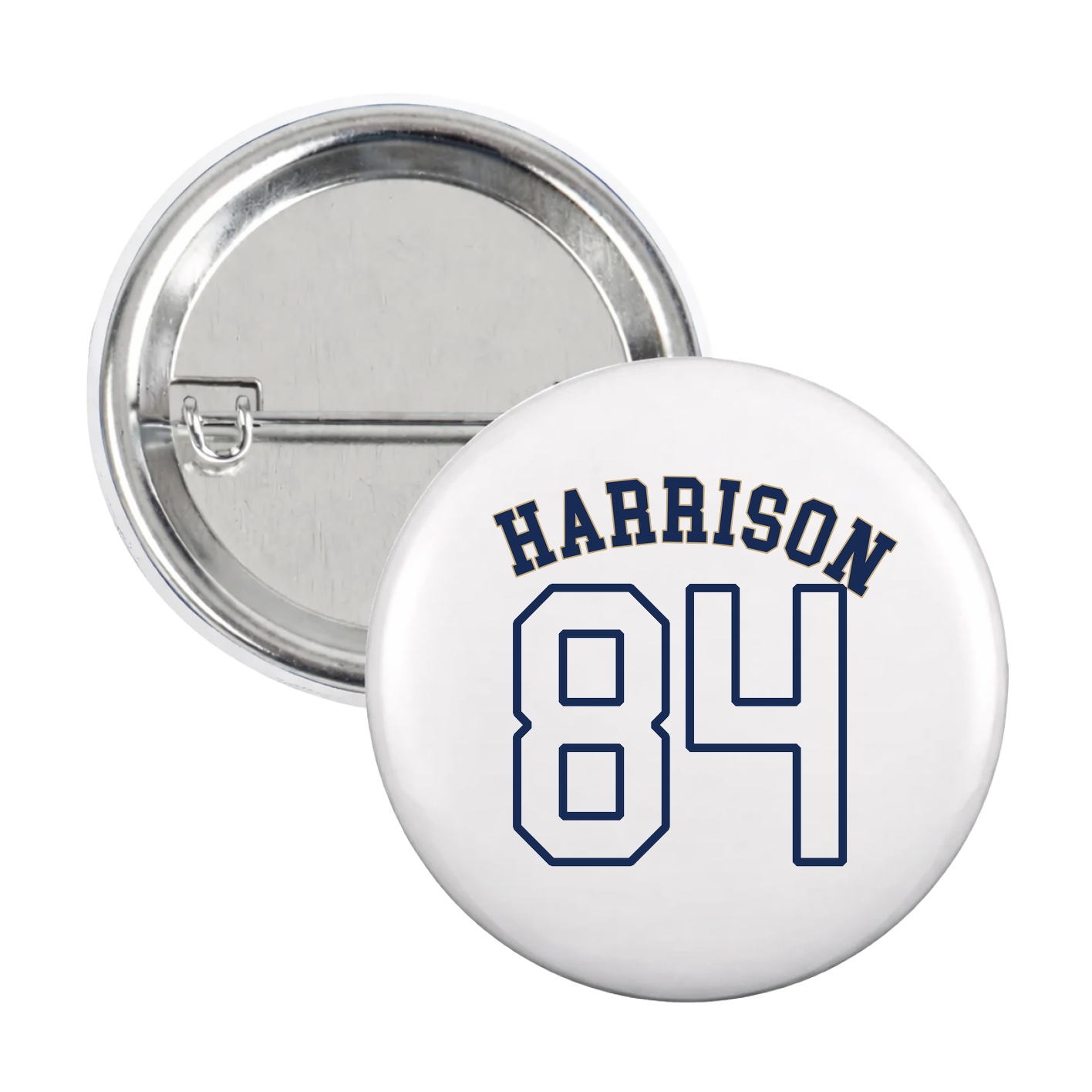 Game Day Button — Shirsey Arch in White