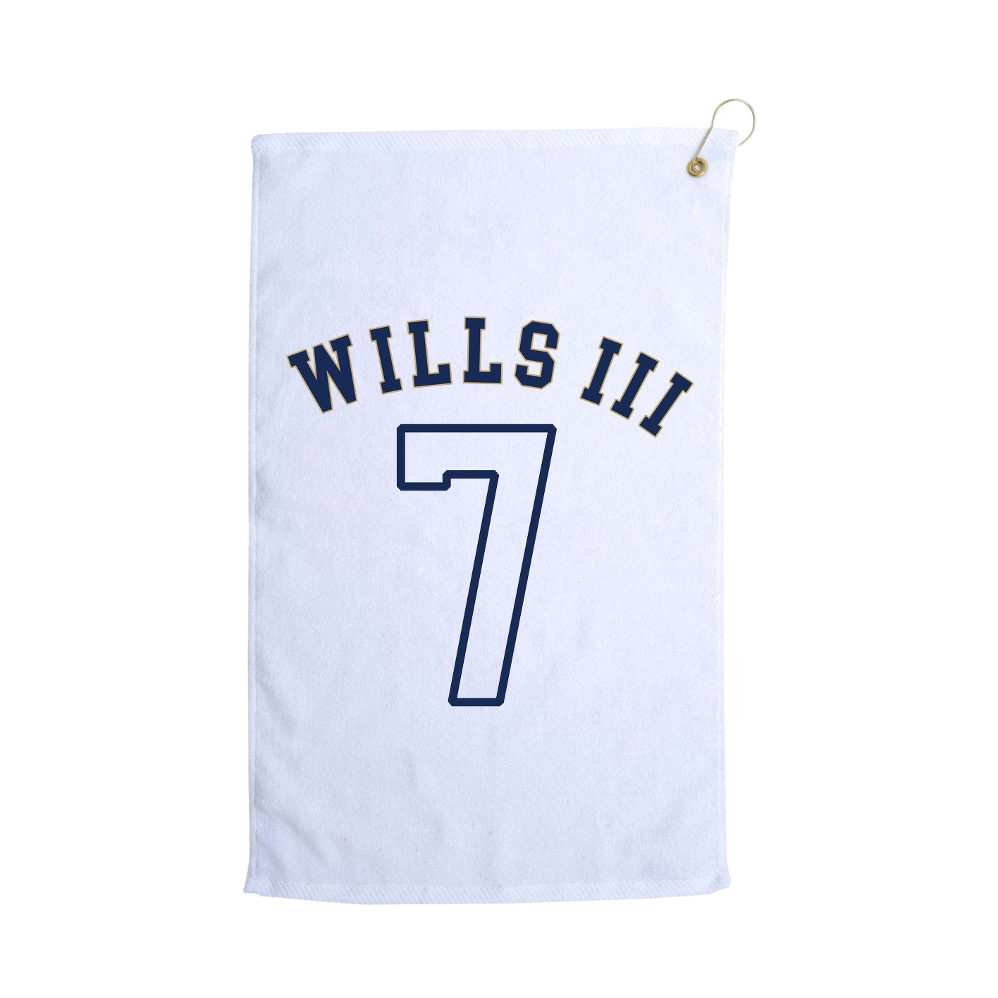 Golf Towel — Shirsey Arch in White
