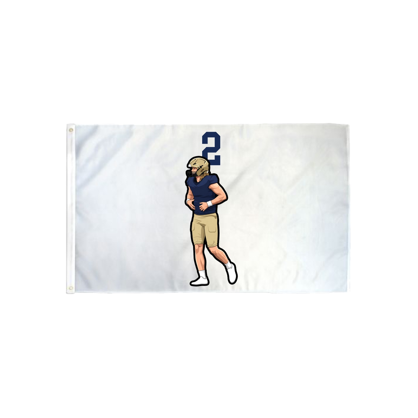 3x5 Flag — Number Top in Classic