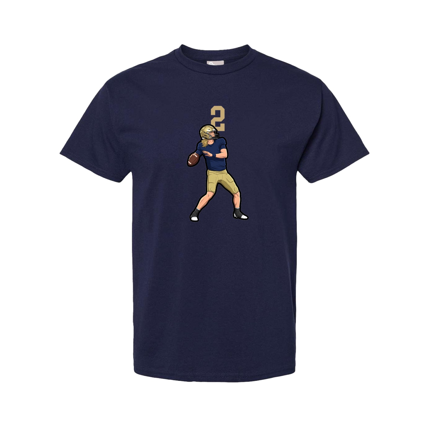 Tee — Number Top in Navy