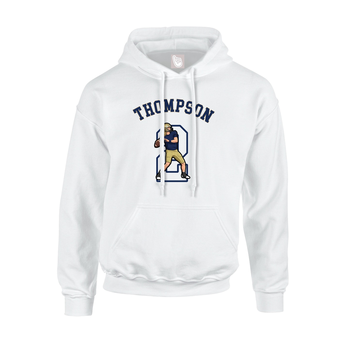 Hoodie — Shirsey Arch in White