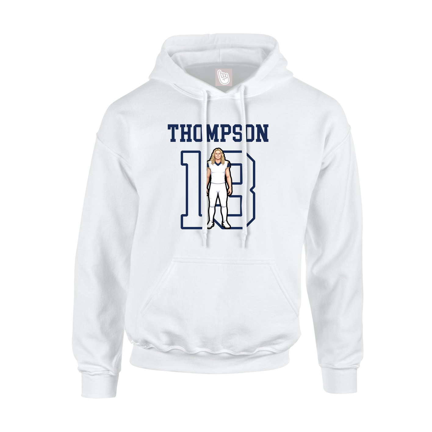 Hoodie — Shirsey in White