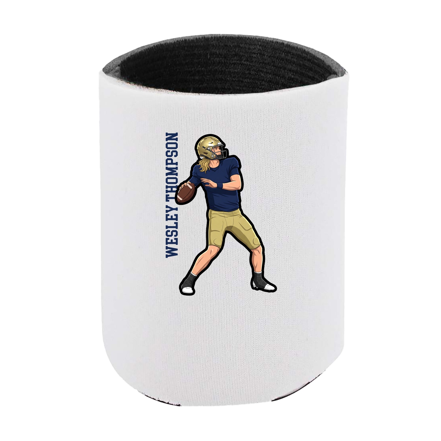 Can Holder — Name Vertical in White